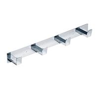 YUET Percheros Pared con 4 Ganchos, Acero Inoxidable, Ganchos Perchas de Montaje en Pared, Colgadores Toalleros de Gancho para Baño Cocina Albornoz Trapos Puerta Entrada, Cromado