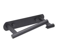 YUET Portarrollos Baño Autoadhesivo o Montado en la Pared, Doble Poste Giratorio, Soporte Colgador Acero Inoxidable, Porta Papel Higienico Sin Taladro (Gris)