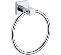YUET Toallero de Anilla, Porta Toallas Redondo, Acero Inoxidable 304, Cromo