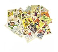 yueton 32 pcs 1 Set Vintage Retro vieja Europa Dancing publicidad álbum Tarjetas Postales de felicitación de postal de viaje para recoger