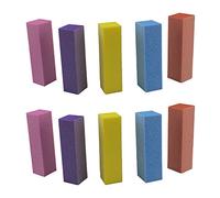 Yueton - Juego de 10 limas pulidoras para manicura y pedicura