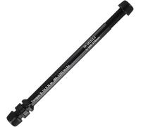 YUETTYY Adaptador de eje pasante, M12xP1.0/P1.5/P1.75, eje de entrenamiento de bicicleta de aleación de aluminio, eje de entrenamiento de longitud ajustable, para bicicleta deportiva (M12x1.75 160-172