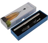 YUETTYY Enfriador de Vino, Enfriador de Botellas de Vino, Botellero de Acero Inoxidable con Varilla Enfriadora y Decantador, Barra Enfriadora de Botellas de Vino con Aireador y Decantador