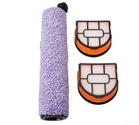 YUETTYY Kit de 3 filtros de cepillo de rodillo de repuesto para Shark para aspiradora HydroVac 3 en 1 multisuperficie WD100 WD101 WD200, 1 cepillo de rodillo Brushroll, 2 filtros HEPA