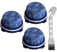 YUETTYY Paquete de 3 filtros de aspiradora de repuesto para aspiradora Samsung Jet 75 Jet 90 Jet 70 Jet 75+ Jet 60. Microfiltro lavable número de pieza DJ97-02649A