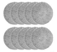 YUETTYY Paquete de 4/10 almohadillas de limpieza, juego de almohadillas de repuesto para Roomba Plus 405 y para robot combinado 505 accesorios de aspiradora, paños de microfibra lavables y