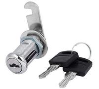 YUEWO Cerraduras de puerta de seguridad con 2 similares llaves, Cerradura de Seguridad de 35 mm,Cajón del gabinete Cerradura para buzón,Armario, Oficina