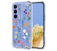 YUEXCIN Funda para Realme C75 4G, Carcasa Ultrafina TPU Suave Flores Lindo Diseño Prueba Golpes, Cubierta Colorida Delgada Silicona, Margarita