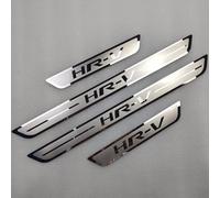 YUEXIANGJING 4 Piezas Acero Inoxidable Embellecedores de Umbral de Puerta de Coche para Hon-da HRV HR-V 2015-2021 2022 2023 2024, Autoadhesivo Puerta Guardias del Borde Estribos