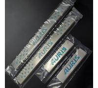 YUEXIANGJING 4 Piezas Acero Inoxidable Embellecedores de Umbral de Puerta de Coche para Toyota Auris 2022 2021 2020 2019 2018-2015, Autoadhesivo Puerta Guardias del Borde Estribos