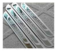 YUEXIANGJING 4 Piezas Protectores de umbral para Peugeot Rifter I 2020, Acero Inoxidable Autoadhesivo Puerta Guardias del Borde estribos Accesorios