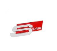 YUEXIANGJING Emblema Adhesivo metálico 3D para Audi Sline TT Q2 Q3 Q5 Q7 Q8 A3 A4 A5 A6 A7, Car Edition Logo Pegatinas con emblemas Pegatinas con Logotipos para automóviles,A