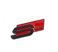 YUEXIANGJING Emblema Adhesivo metálico 3D para Audi Sline TT Q2 Q3 Q5 Q7 Q8 A3 A4 A5 A6 A7, Car Edition Logo Pegatinas con emblemas Pegatinas con Logotipos para automóviles,B