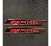 YUEXIANGJING Emblema Adhesivo metálico 3D para Benz AMG, Car Edition Logo Pegatinas con emblemas Pegatinas con Logotipos para automóviles,Black
