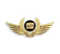 YUEXIANGJING Emblema Adhesivo metálico 3D para Seat Leon 4 IV KL Sportstourer Kombi AB Bj.2020, Car Edition Logo Pegatinas con emblemas Pegatinas con Logotipos para automóviles,A