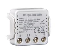 Yueyang Interruptor relé Zigbee de 1 canales, 16 A módulo interruptor funciona con hub gateway Tuya Zigbee Alexa y Google Home, Smartlife, temporizador funciona en paralelo con interruptor original