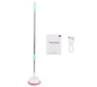 Yueyashux Cleaner telescópico eléctrico Absorbente Flexible Flexible Libra eficiente Ventana de techo Herramienta de limpieza del piso de la ventana del techo (Rosa rojo)