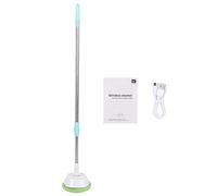 Yueyashux Cleaner telescópico eléctrico Absorbente Flexible Flexible Libra eficiente Ventana de techo Herramienta de limpieza del piso de la ventana del techo (Verde oliva)
