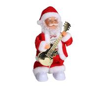 YUEYASHUX Guitarra Tocando el Adorno Old Man Rocking Xmas Decoración de la batería del Adorno de Navidad