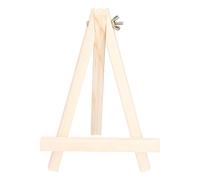 Yueyashux mini soporte de trípode de madera suave de dibujo portátil Pantalla de pintura para fiestas conferencias de madera orgánica 7.9x5.5in