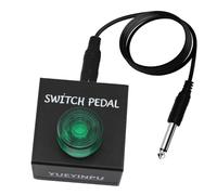 Yueyinpu Pedal de interruptor de grifo para pedal de efectos de guitarra con cable TS (interruptor de grifo de pestillo)
