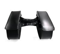 YUEYZHK Accesorios para Motocicletas Alforjas De Cuero Impermeables Bolsa Equipaje Negra para Kawasaki para Vulcan 900 Custom 2000