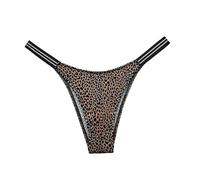 YUEZHAN Braguitas Calzoncillos Pantalones Sexys De Seda De Hielo para Mujer con Cintura Baja Realce De Cadera Deportivos De Moda con Horquilla Alta Talla L 1 (Pantalones En V)