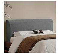 YUEZHONG Funda De Cabecera con Textura De Lino For Cal King Queen Tamaño Completo, Chenilla Gruesa, Funda Protectora Súper Elástica A Prueba De Polvo For Cabecera De Cama(Dark Gray,Cal King/65-75in)