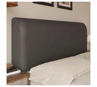 YUEZHONG Funda De Cabecera De Cama De Cuero PU Impermeable, Funda De Cabecera De Lujo Twin Full Cal King Queen Size, Protectora Universal A Prueba De Polvo(Dark Gray,180x65cm/71x26in)