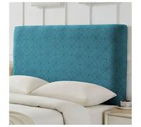 YUEZHONG Funda De Cabecera De Cama Elástica Suave, Funda De Cabecera De Cama De Jacquard For Tamaño King Queen Completo, Protectora A Prueba De Polvo(Peacock Blue,83-93in)