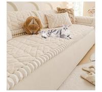 YUEZHONG Funda De Sofá For Mascotas For Perros, Lavable, Protector De Funda De Sofá Antideslizante, Alfombrilla For Perros Que Admite Mascotas, Fundas Acolchadas For Sofá(Cream,90x160cm/35x63in)