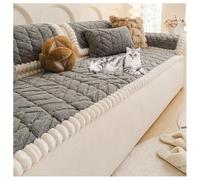 YUEZHONG Funda De Sofá For Mascotas For Perros, Lavable, Protector De Funda De Sofá Antideslizante, Alfombrilla For Perros Que Admite Mascotas, Fundas Acolchadas For Sofá(Gray,90x160cm/35x63in)