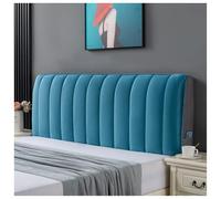 YUEZHONG Funda De Terciopelo para Cabecera De Cama, Tamaño Matrimonial, Queen, California, King, Gruesa Y Acolchada, Funda Protectora Antipolvo para Dormitorio(Blue,180x60cm/71x24in)