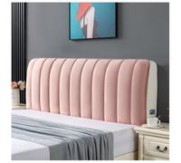 YUEZHONG Funda De Terciopelo para Cabecera De Cama, Tamaño Matrimonial, Queen, California, King, Gruesa Y Acolchada, Funda Protectora Antipolvo para Dormitorio(Pink,120x60cm/47x24in)