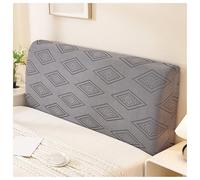 YUEZHONG Funda Elástica For Cabecera De Cama De Terciopelo Jacquard, Funda For Cabecera De Cama For Tamaño Completo Cal King Queen, Protector Universal A Prueba(Diamond Darkgray,King/75-83in)