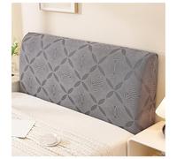 YUEZHONG Funda Elástica For Cabecera De Cama De Terciopelo Jacquard, Funda For Cabecera De Cama For Tamaño Completo Cal King Queen, Protector Universal A Prueba(Circle Darkgray,Queen/55-67in)