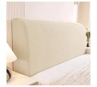 YUEZHONG Funda Elástica For Cabecera De Cama Tamaño Queen King, Funda De Cabecera De Textura Tejida Suave, Protector A Prueba De Polvo For Dormitorio(Khaki,220x80cm/87x31.5in)