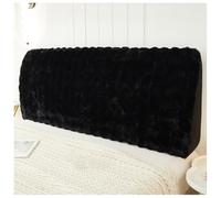 YUEZHONG Funda For Cabecero De Cama De Piel Sintética De Conejo, Tamaño Queen, California, King Y Full, Suave Y Afelpada, Gruesa Y Antipolvo, For Dormitorio.(Schwarz,160x60cm/63x24in)