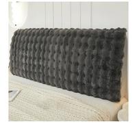 YUEZHONG Funda For Cabecero De Cama De Piel Sintética De Conejo, Tamaño Queen, California, King Y Full, Suave Y Afelpada, Gruesa Y Antipolvo, For Dormitorio.(Gray,200x60cm/79x24in)