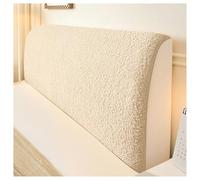 YUEZHONG Funda Suave For Cabecera De Cama Queen, California, King Y Full Size, Funda De Lana Sintética Rizada, Funda Antipolvo For Cabecera, Ideal For Mejorar El Dormitorio.(Cream,190x60cm/75x24in)