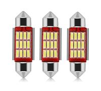 yufana 10 PCS Lámpara LED para Coche 12V, Luz LED para Interior de Coche, Bombillas Luz LED Interior, 31MM, Adecuado para Traseras de Automóviles, Luces de Tablero
