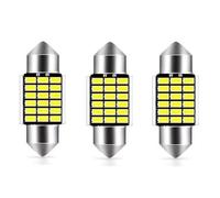 yufana 10 PCS Lámpara LED para Coche 12V, Luz LED para Interior de Coche, Bombillas Luz LED Interior Coche, 31MM, Adecuado para Luces Traseras de Automóviles, Luces de Tablero (31MM3)