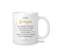 Yufansd Colega para cada vez que usas esta taza espero que te recuerde a qué punto se te gusta Taza Regalo de cumpleaños y Navidad Día de la Madre Taza 325 ml (Colegas)