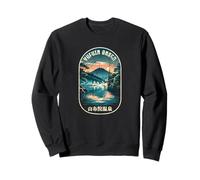 Yufuin Onsen Japón Hot Spring Lake Japanese Kanji Souvenir Sudadera