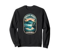 Yufuin Onsen Japón Hot Spring Lake Japanese Kanji Souvenir Sudadera
