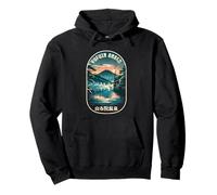 Yufuin Onsen Japón Hot Spring Lake Japanese Kanji Souvenir Sudadera con Capucha