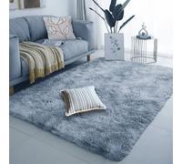 YUGAOYU Alfombra Shaggy Salón Grandes 170 x 380 cm Antideslizante Fácil de Limpiar Pelusa Alfombras de Habitacion Decoración Moderna para El Salón para Exterior Pasillo, Gris Claro