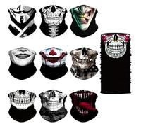 Yugilin 10 Piezas Braga Cuello Hombre Moto Braga Cuello Verano Transpirable | Multifunción Bandana Unisex Buff Elástico Protección Solar Pañuelo Cabeza Hombre para Correr Senderismo Pesca Aire Libre
