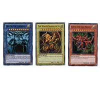 YuGiOh Legendary Collection Ultra Rare God Card Set of 3 Egyptian God Cards Slifer, Obelisk Ra by Yu-Gi-Oh!