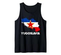 Yugoslavia Bandera Mapa Yugoslavos Camiseta sin Mangas